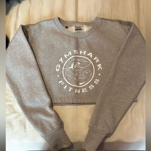 gym shark crop sweater